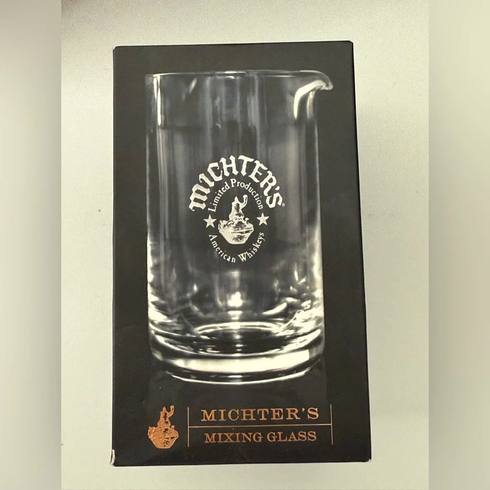NWT Michter’s Limited Production Handblown 20oz Mixing Glass New In Unop…